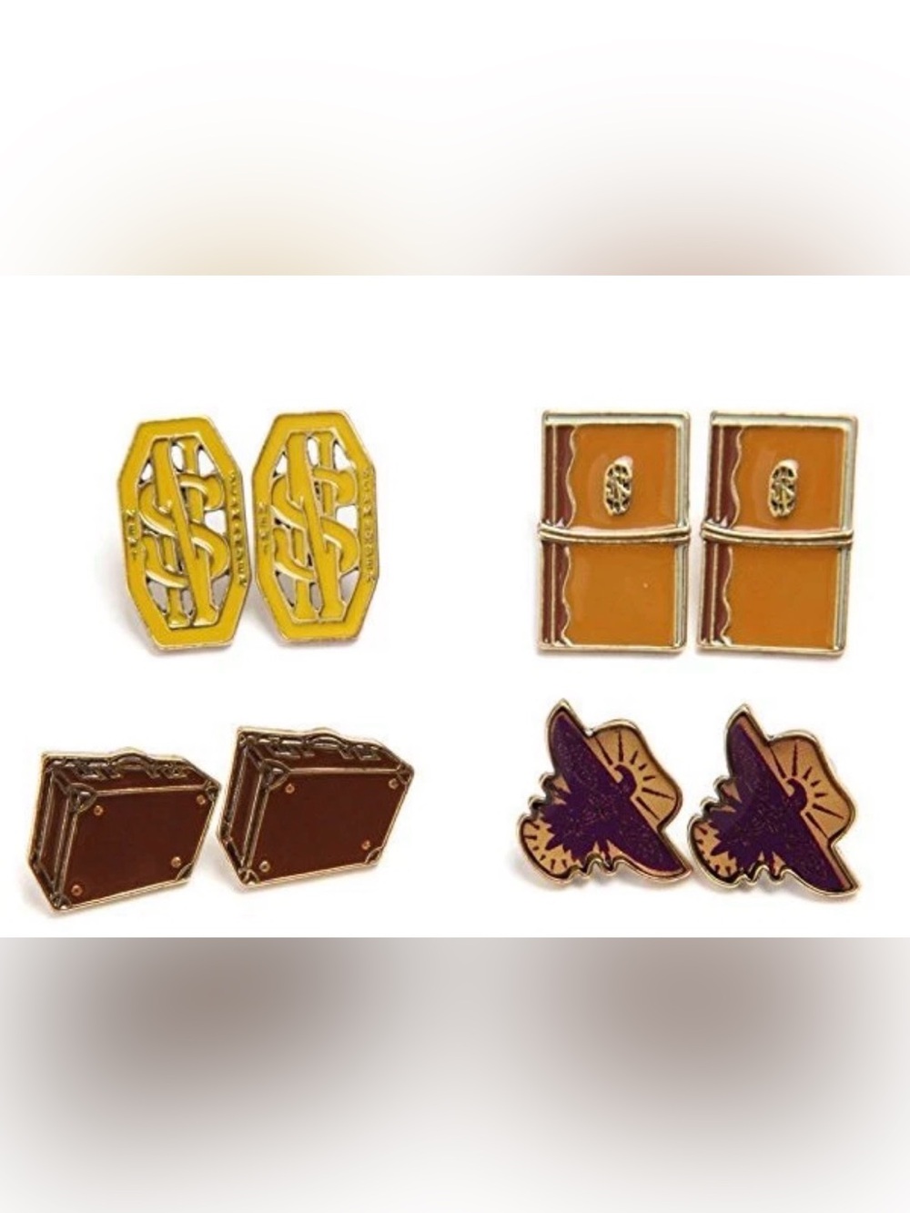 Harry Potter  Fantastic Beasts & Where To Find Them 4 Pack Earrings